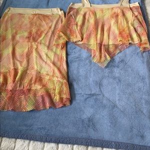 2 piece sexy on/off shoulders suit